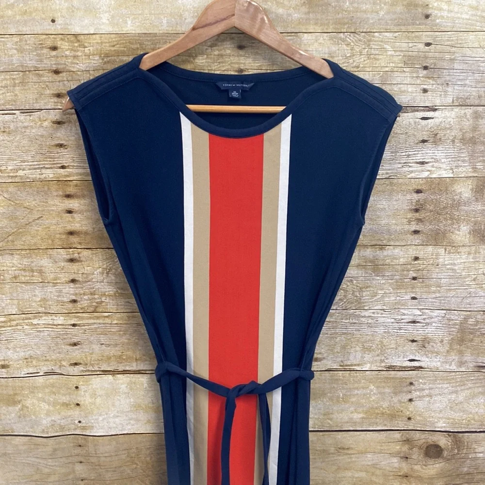 Vintage Tommy Hilfiger blue mod dress size extra small - Picture 12 of 12